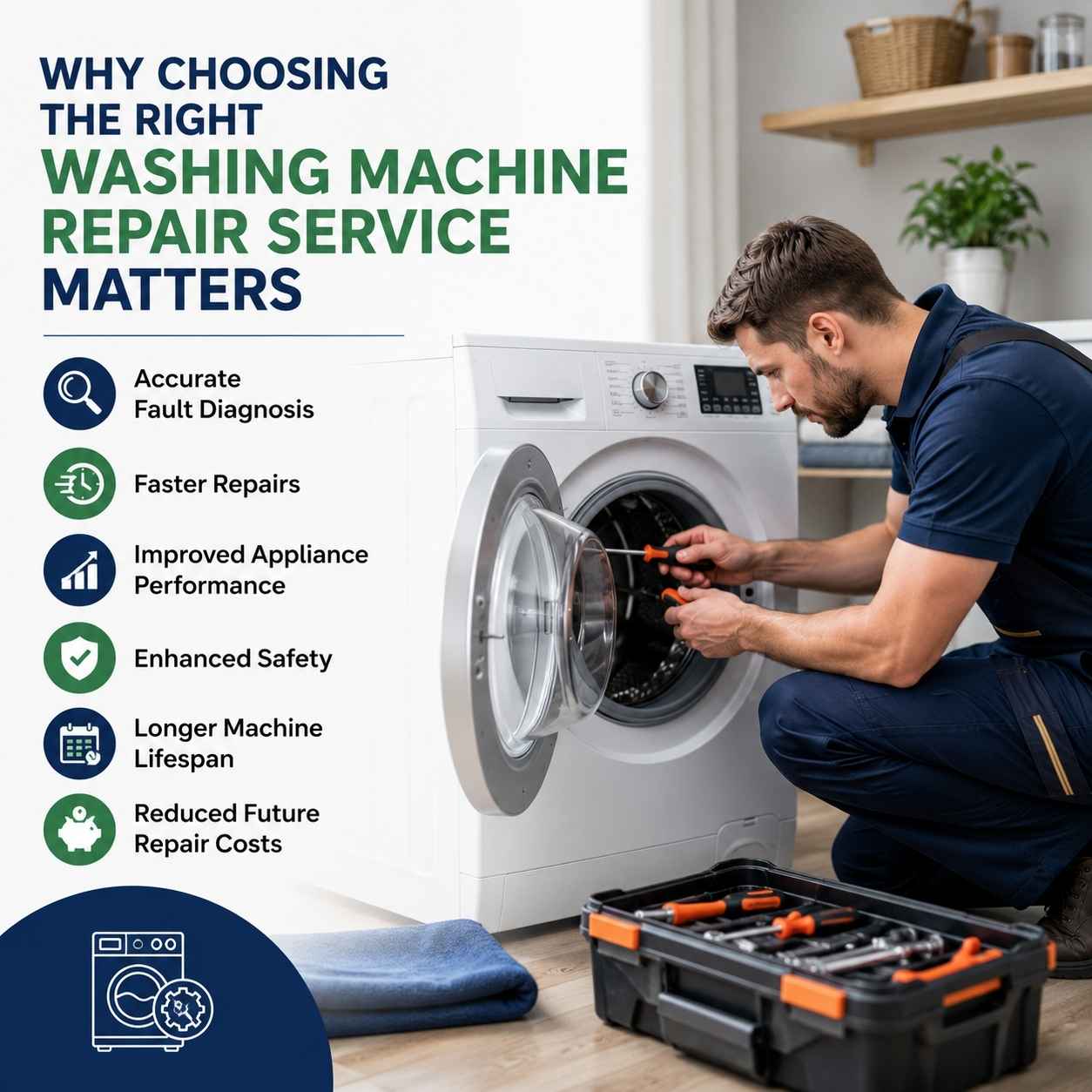 Why Choosing the Right Washing Machine Repair Service Matters